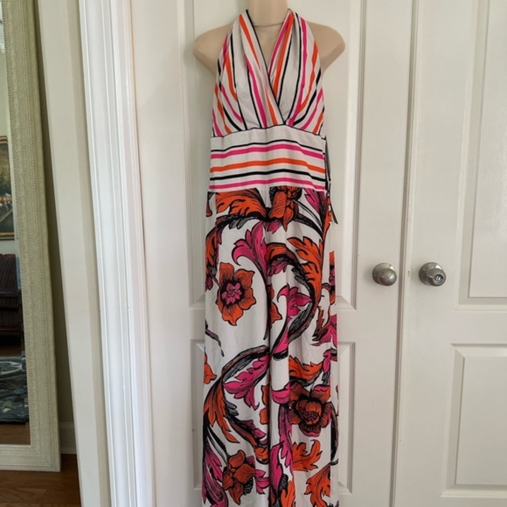 NWT Mianotte‎ halter jumpsuit - Picture 10 of 17